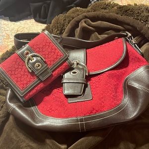 Coach purse and wallet